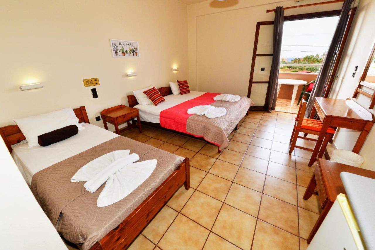 Vergas Hotel Malia Bagian luar foto