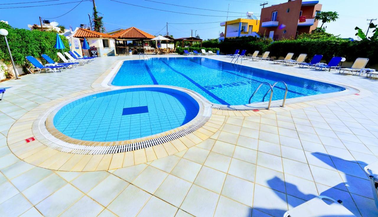 Vergas Hotel Malia Bagian luar foto