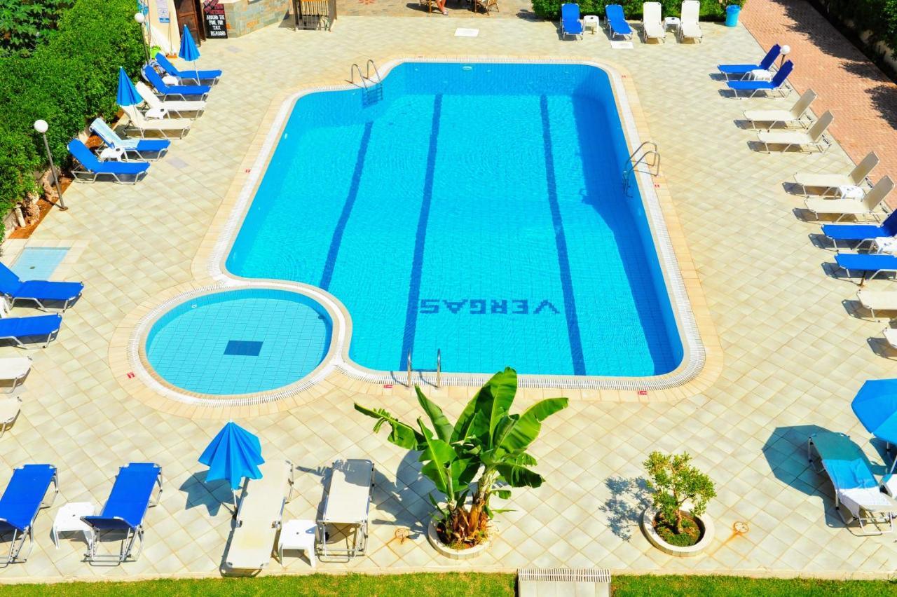 Vergas Hotel Malia Bagian luar foto