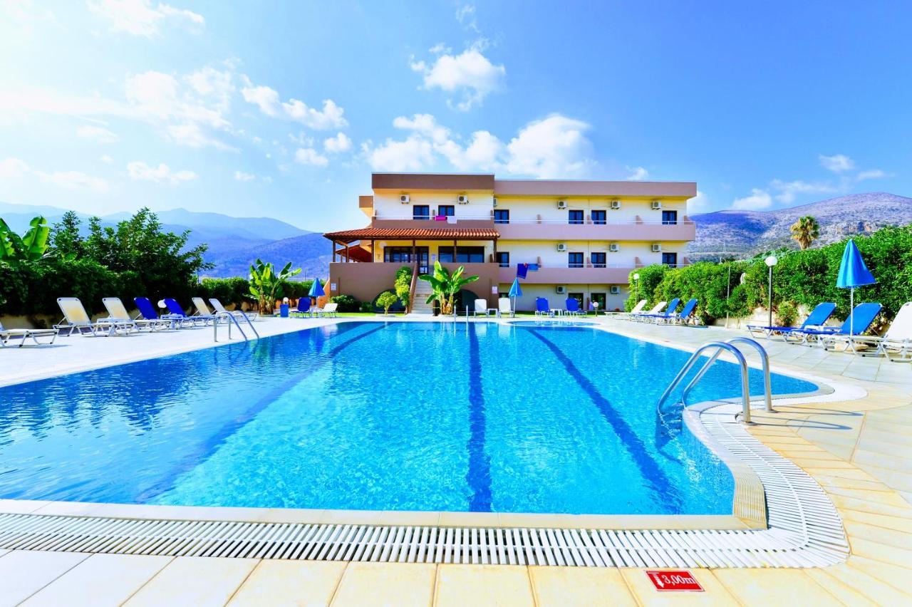 Vergas Hotel Malia Bagian luar foto