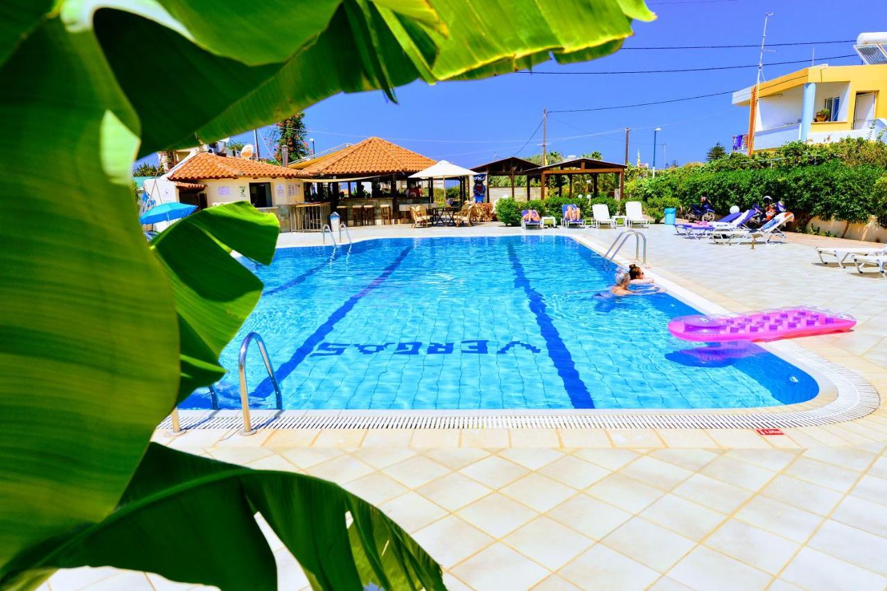 Vergas Hotel Malia Bagian luar foto