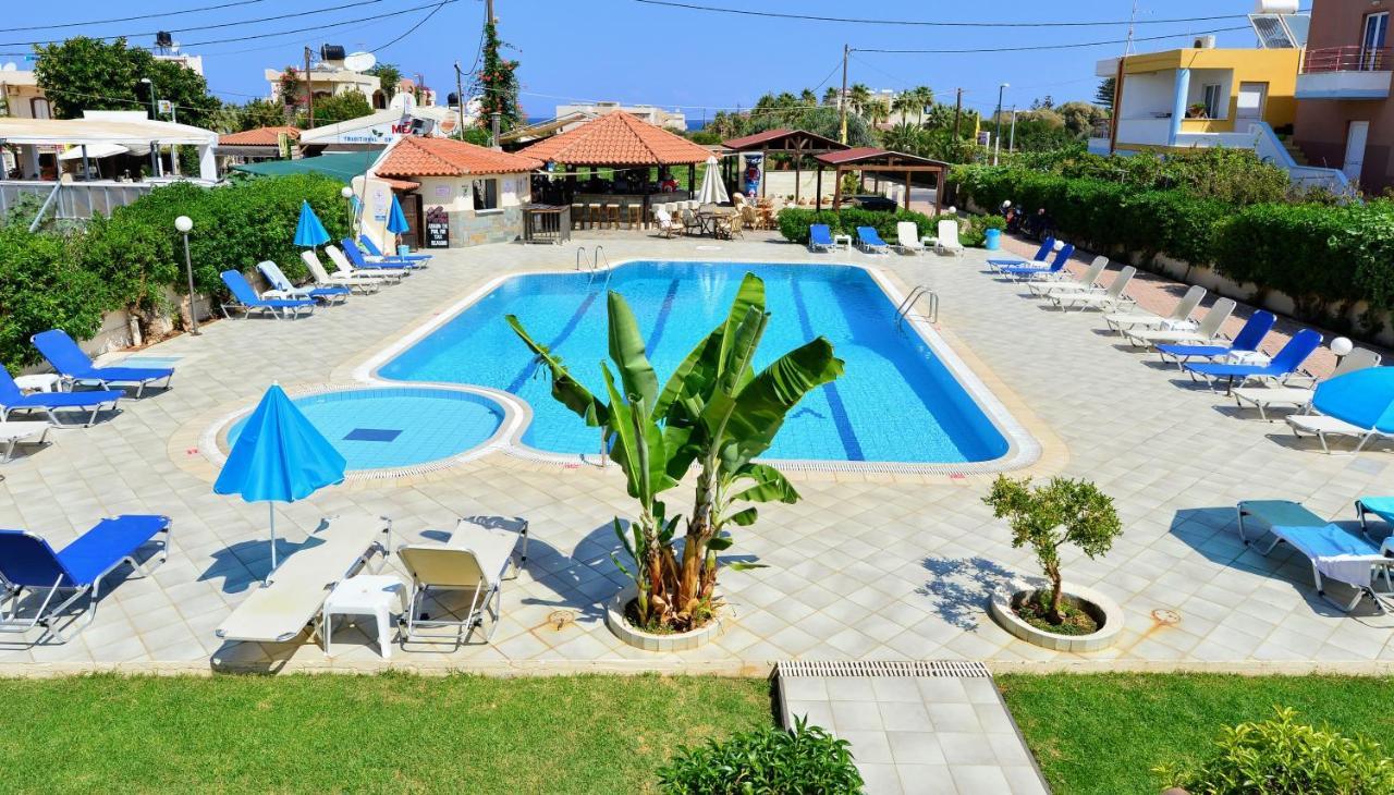 Vergas Hotel Malia Bagian luar foto