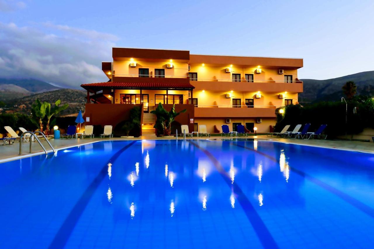 Vergas Hotel Malia Bagian luar foto