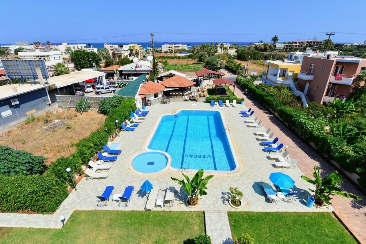 Vergas Hotel Malia Bagian luar foto