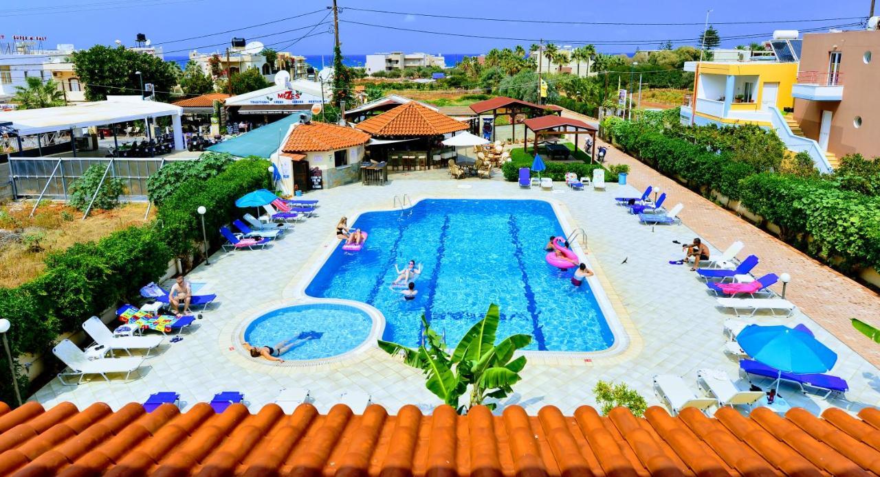 Vergas Hotel Malia Bagian luar foto