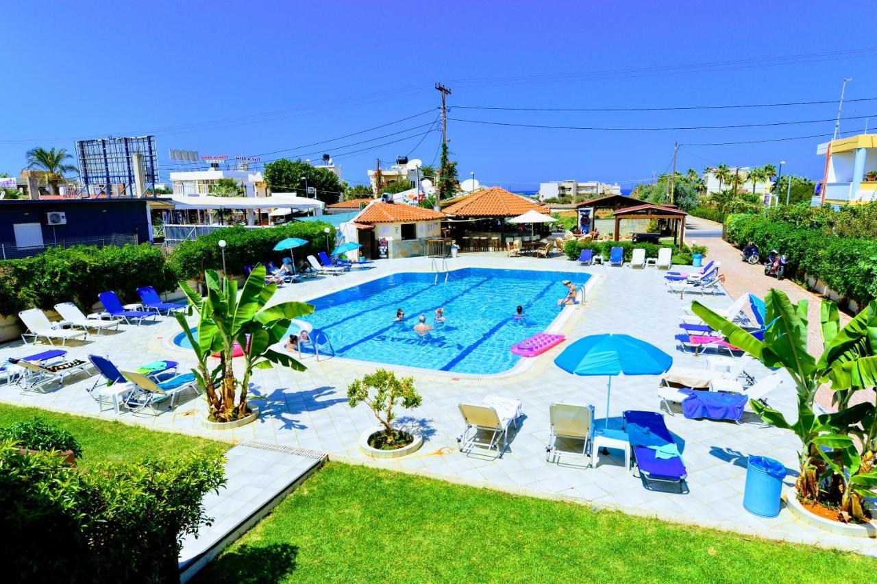 Vergas Hotel Malia Bagian luar foto
