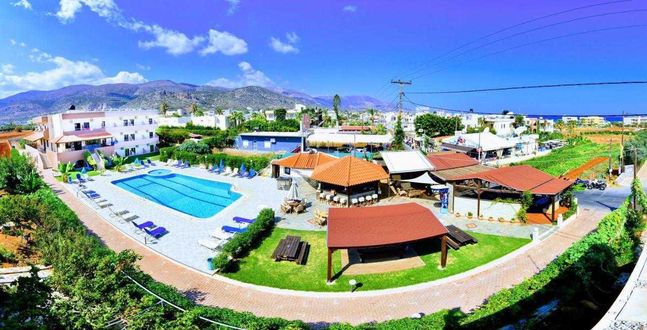 Vergas Hotel Malia Bagian luar foto