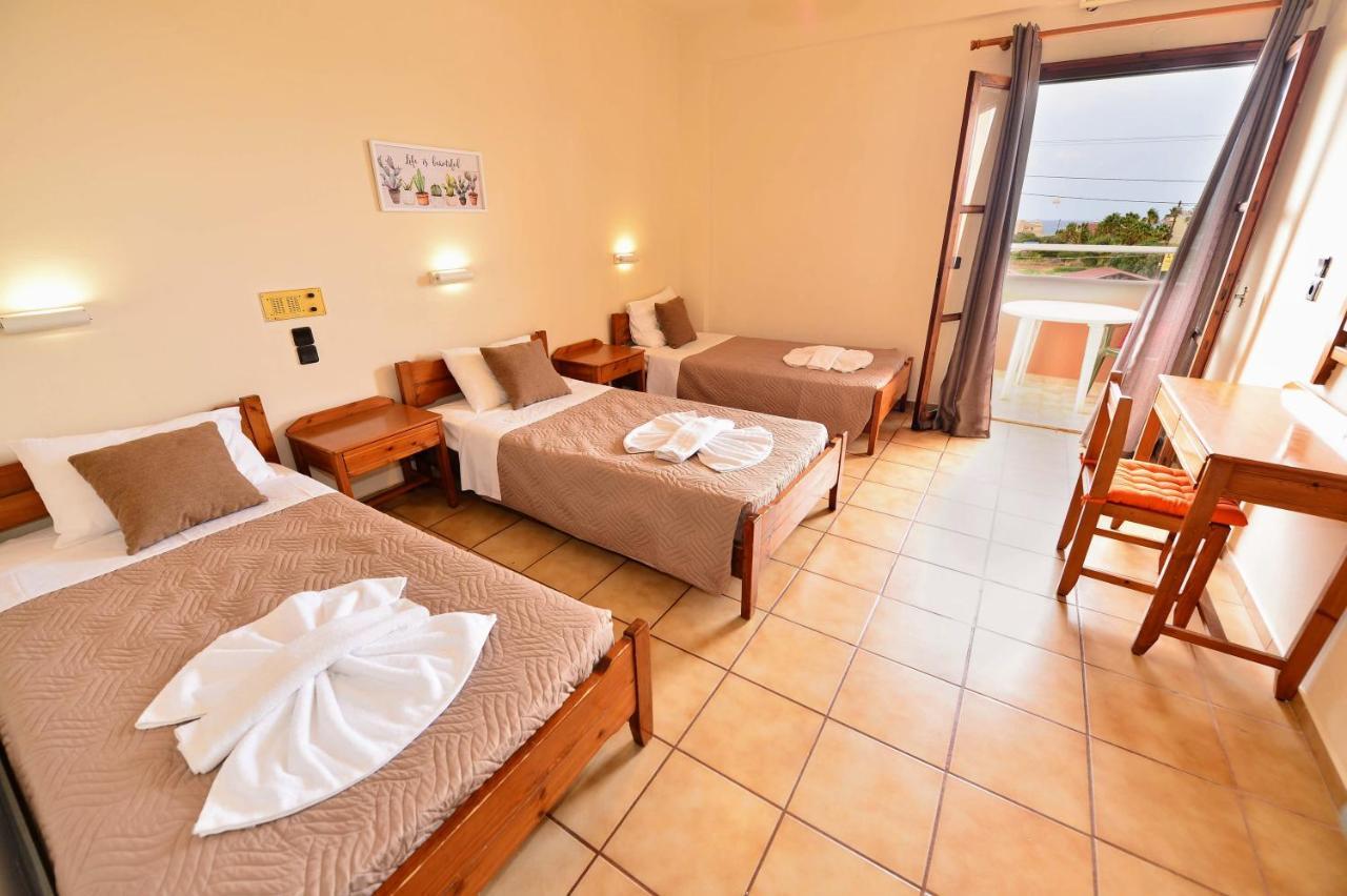 Vergas Hotel Malia Bagian luar foto